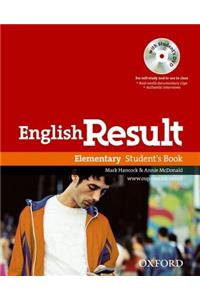 English Result: Elementary: Student's Book with DVD Pack