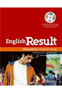 English Result: Elementary: Student's Book with DVD Pack