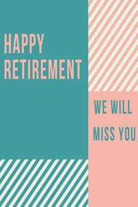 Happy Retirement Guest Book (Hardcover)