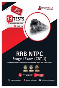 RRB NTPC CBT Stage-1 Exam 2021 Vol. 1 10 Mock Test + 3 Previous Year Papers