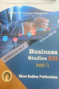 Business Studies Principles and Functions of Management Part - A for Class 12 - Examination 2021-22