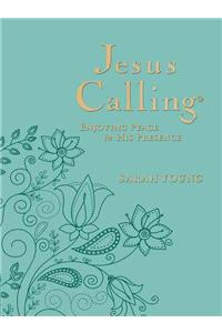 Jesus Calling, Large Text Teal Leathersoft, with Full Scriptures