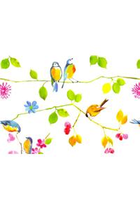 Note Card Watercolor Birds