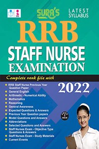 SURA`S RRB Staff Nurse Examination Books - LATEST EDITION 2022