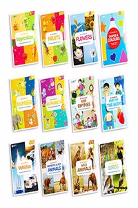 Picture Books Collection for Early Learning (Wipe & Clean) | Early Learning Books for Kids (Set of 12)