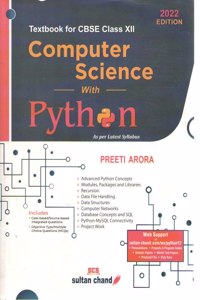 Computer Science with Python : Textbook for CBSE Class 12 - Examination 2022-23