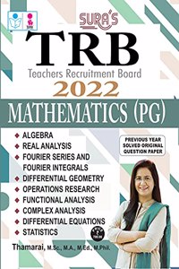 SURA`S TRB Teachers Mathematics PG Post Graduate Exam Books - LATEST EDITION 2022