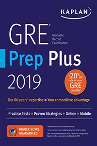 GRE Prep Plus 2019: Practice Tests + Proven Strategies + Online + Video + Mobile