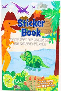 Create Your Own Scenes Dinosour Sticker Book