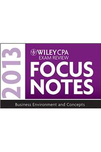 Wiley CPA Examination Review 2013 Focus Notes