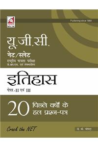 UGC NET/SLET – History Paper-II & III – 20 Previous Years Solve Paper