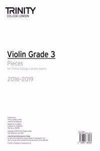 Violin Exam Pieces Grade 3 2016-2019