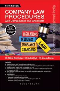 Company Law Procedures with Compliance's and Checklists