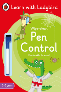 Pen Control: A Learn with Ladybird Wipe-Clean Activity Book 3-5 years