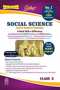 Golden Social Science: (With Sample Papers) A book with difference for Class- 10 (For CBSE 2022 Board Exams)