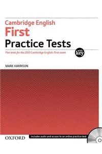 Cambridge English First Practice Tests: Tests With Key and Audio CD Pack