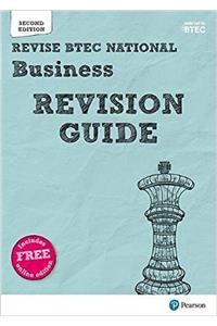 Pearson REVISE BTEC National Business Revision Guide inc online edition - for 2025 exams