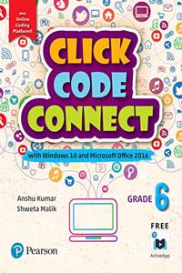 Click Code Connect |Class 6 |First Edition| By Pearson