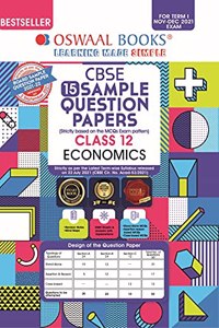 Oswaal CBSE Sample Question Paper Class 12 Economics Book (For Term I Nov-Dec 2021 Exam)
