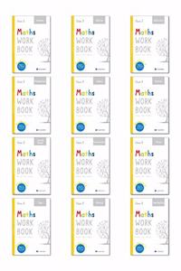 Key2practice Maths Workbooks Package For Class 3 (Numbers (Four digits),Addition,Subtraction,Multiplication,Division,Fractions,Lines & Shapes,Measurements,Money,Time,Patterns,Data Handling) Combo of 12 workbooks | Designed by IITians