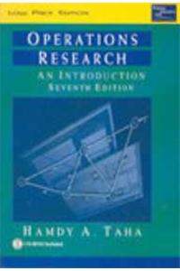 Operations Research: An Introduction, 7/E With Cd