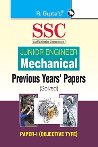 SSC: Mechanical Previous (Junior Engineer) Previous Years Paper (Solved): PAPER-I (Objective Type)