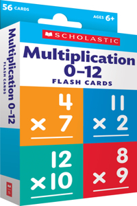 Flash Cards: Multiplication 0 - 12