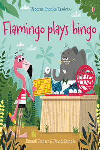 Flamingo plays Bingo