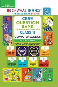 Oswaal CBSE Question Bank Class 11 Computer Science (Reduced Syllabus) (For 2021 Exam)