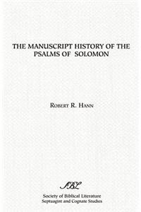 Manuscript History of the Psalms of Solomon
