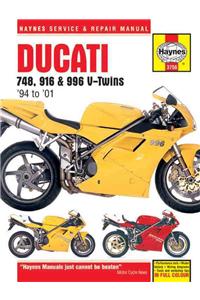 Ducati 748, 916 & 996 4-valve V-Twins (94 - 01) Haynes Repair Manual