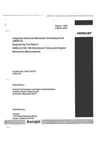 Integrated Advanced Microwave Sounding Unit-A (Amsu-A). Engineering Test Report