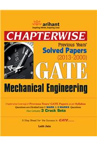 Chapterwise Previous Years' Solved Papers (2013-2000) GATE  Mechanical Engineering