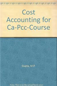 Cost Accounting for Ca-Pcc-Course