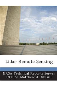 Lidar Remote Sensing