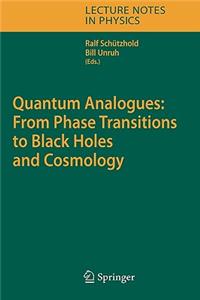 Quantum Analogues: From Phase Transitions to Black Holes and Cosmology