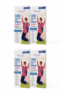 Oswaal CBSE Question Bank Class 9 Set of 4 Books | English | Mathematic | Science | Social Science | Chapterwise Topicwise Solved Papers | For 2025 Exams