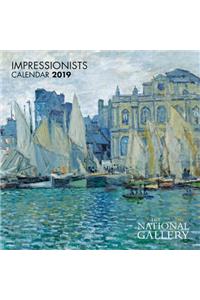 National Gallery - Impressionists - mini wall calendar 2019 (Art Calendar)