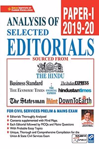 Analysis of Selected Editorials Paper-1 (2019-2020)