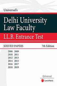 Lexis Nexiss Delhi University Law Faculty Ll.B. Entrance Test Solved Papers By Universal 7Th Edition