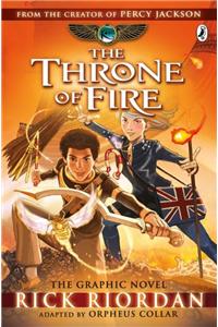 The Throne of Fire: The Graphic Novel (The Kane Chronicles: Book 2) [Paperback] Rick Riordan