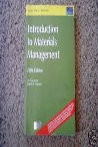 Introduction To Materials Management, 5Th Edition