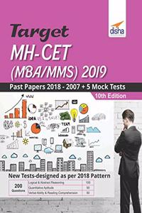 Target MH-CET (MBAMMS) 2019 - Past (2018 - 2007) + 5 Mock Tests