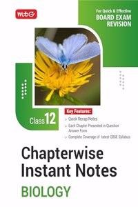 Chapterwise Instant Notes Biology Class 12