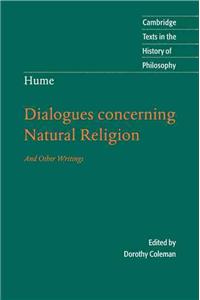 Hume: Dialogues Concerning Natural Religion