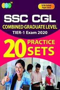 20 Practice Sets With Previous Years Solved Paper:- Ssc Cgl Combined Graduate Level (Tier-I) Exam 2020