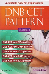 Complete Guide For Dnb Cet Pattern Vol - 2