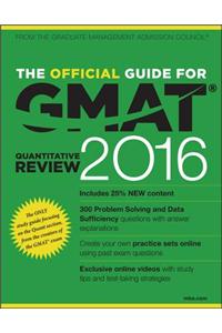 Official Guide for GMAT Quantitative Review 2016 with Online