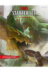 Dungeons & Dragons Starter Set (Six Dice, Five Ready-to-Play D&D Characters With Character Sheets, a Rulebook, and One Adventure)