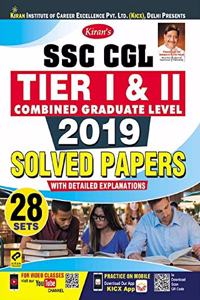 Kiran SSC CGL Tier 1 and Tier 2 Combined Graduate Level 2019 Solved Papers English (2768)